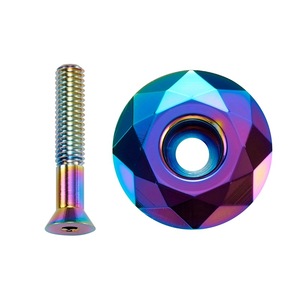 1 Juego de aleación de aluminio de la montaña bici manilla madre tapa de cubierta con pernos al aire libre ciclismo bicicleta piezas <span class=keywords><strong>accesorios</strong></span> - Product Image 4