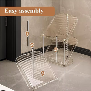 Étagère à chaussures inclinée étroite à 6 niveaux personnalisée, étagère de rangement et d'organisation de chaussures transparente, étagère à chaussures verticale robuste - Product Image 6