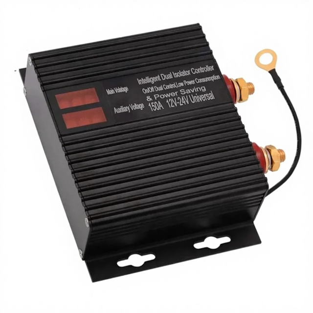 150A Dual Battery Smart Isolator Universal 12V/24V Voltage Sensitive Relay for ATV, UTV, RV, Truck