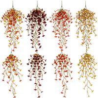 Vigne artificielle violette en soie, fleurs artificielles, décorations de mariage et d'intérieur, arrangements, verdure artificielle – Respectueux de l'environnement, vente en gros directe usine