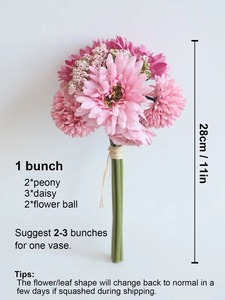 ดอกไม้ประดิษฐ์ ช่อดอกไม้ปลอมสำหรับตกแต่งบ้าน พืชปลอม <span class=keywords><strong>ของ</strong></span>ตกแต่งฤดูใบไม้ร่วง <span class=keywords><strong>ของ</strong></span>ตกแต่งโต๊ะทำงาน <span class=keywords><strong>ของ</strong></span>ตกแต่งสวน <span class=keywords><strong>ของ</strong></span>ตกแต่งห้อง - Product Image 5