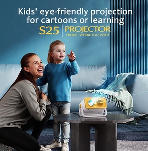 Mini Proyector HD 720P LCD, Cine en <span class=keywords><strong>Casa</strong></span> Inteligente, Videojuegos, Wifi, 3D, TV, Android 13, Portátil, Proyección <span class=keywords><strong>de</strong></span> Tiro Corto - Product Image 6