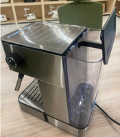 Machine à café expresso Anbolife 20 bars en acier inoxydable avec buse vapeur et thermomètre 1,8 L OEM ODM