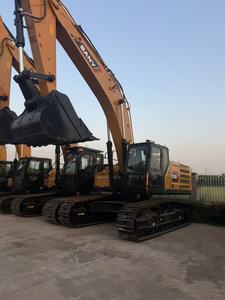 Excavatrice Sany SY375H de 37,5 tonnes, équipement de construction lourd sur chenilles jaunes - Product Image 2