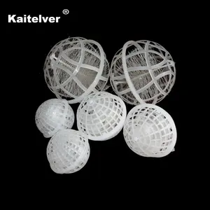 PP suspended spherical shell plastic floating bio ball for domestic & industrial sewage waste water