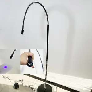 Groothandel Wimperverlenging Wimper Lamp Met Vervangbare Kop Voet Pedaal Wimper Enten Led Uv Lamp Vloer Staande Uv Wimper Lamp