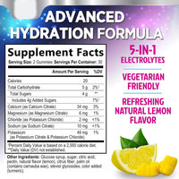 Real Salt Vegan Electrolyte Multiplier Minerals Hydration Gummies Potassium-Infused Powder Candies
