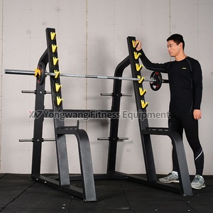 Wholesale Gym Strength Equipment Plate Loaded <strong>Squat</strong> Rack - Heavy Duty Power <strong>Cage</strong> for Weightlifting &amp; Training - Product Image 6