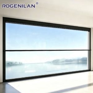 Finestre Elettriche a Sollevamento in Alluminio con Triplo Vetro su Misura Rogenilan, Finestra Esterna con Vetro Temperato e Ventilazione per Villa - Product Image 4