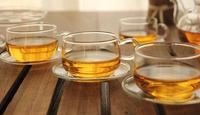 Ensemble de tasses à café et à thé en verre borosilicate à double paroi de luxe de 12 oz avec anneau en silicone, gobelet transparent