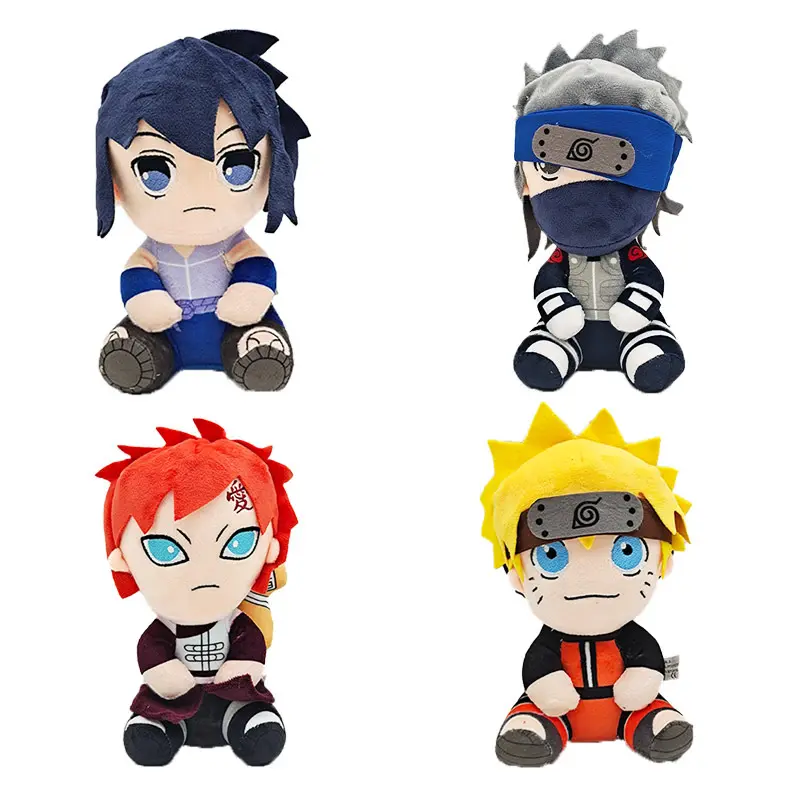 XR sentado Gaara muñeca Hatake Kakashi Uchiha Sasuke muñeca Uchiha Itachi Narutos muñeca almohada juguetes de peluche