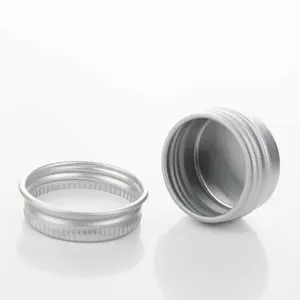 5G 10G 15G 30G Aluminium Tin Mini Ronde Zilveren Schroef Top Container Aluminium Lippenbalsem Blik Metalen Cosmetische Container Voor Saffraan