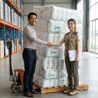 Großpackung Q.KiSS Babywindeln 1100ml Hohe Saugfähigkeit Heißluft-Backsheet Atmungsaktive Trainingswindel
