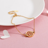 Nouvelle vente réglable or Rose en acier inoxydable bricolage arôme médaillon boucle parfum parfum diffuseur Bracelet