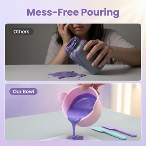 200ML Non Stick Reusable Silicone <b>Wax</b> <b>Melting</b> Bowl Hair Removal <b>Wax</b> <b>Warmer</b> Replacement Bowl for Salon Home Waxing - Product Image 5