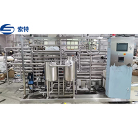 Stérilisateur tubulaire automatique en acier inoxydable UHT, système de stérilisation par plaques et tubes pour lait, jus, boissons BTG7B-16 ISO 9001