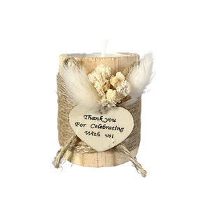 Bougeoirs et supports en bois artisanaux Pièces en bois décoratives pour la maison Bougies fantaisie pour la maison - Product Image 3