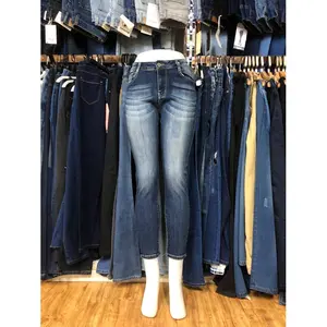 GZY celana Jeans Push up pinggang tinggi, celana pensil, Jeans kurus pinggang tinggi, anyaman kasual untuk wanita