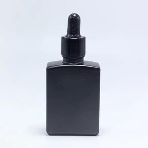 Fabricante y Proveedor de Botellas de Vidrio Esmerilado Negro Mate de 15ml, 30ml, 50ml y 100ml con Gotero para Suero, Aceite Esencial para Ojos - Product Image 3