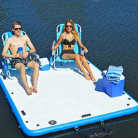 Plateforme gonflable pour Sports aquatiques plateforme gonflable avec tente