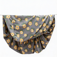 Coussin pour chien avec housse amovible, lavable, protection 360° anti-poils, respirant pour l'été, personnalisable pour la vente en gros et l'OEM