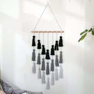 Nuevo diseño de algodón bohemio hecho a mano foto Macrame grande colgando de la pared, decoración para <span class=keywords><strong>el</strong></span> hogar - Product Image 1
