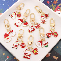 Mode fer chien Transparent coloré mousqueton porte-clés femmes sac pendentif hommes décoration voiture fête de noël cadeau