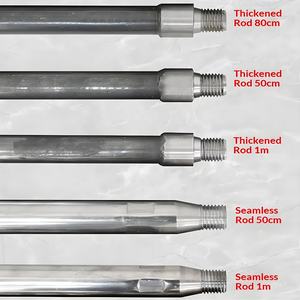 Tubo de extensión para pasillo de 1 metro, gris diamante, de tubería galvanizada sin costura, para máquina de instalación de tuberías de agua, broca de perforación gruesa <span class=keywords><strong>corta</strong></span> - Product Image 4