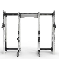 Equipo de gimnasio todo en uno Máquina de cruce de cables Smith Fitness Cable multifuncional Crossover Power Rack