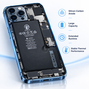 <span class=keywords><strong>Batterie</strong></span> de remplacement en silicium-carbone 3320mAh pour <span class=keywords><strong>iPhone</strong></span> 13 Pro, capacité stable et longue durée de vie - Product Image 1