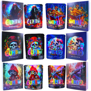 Bolsas de Mylar con Cierre Zip, Bolsas de Aluminio de 3.5 con Cierre Hermético, Impresión Personalizada, a Prueba de Olores, Reutilizables, para Productos de Cannabis, Venta al Por Mayor - Product Image 3