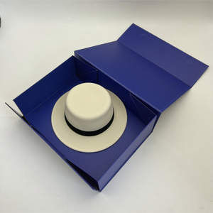 Boîte cadeau magnétique rigide en carton plié, emballage unique pour vêtements et chaussures, logo personnalisé recyclable, emballage plat - Product Image 4