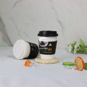 ร้านขายส่งเครื่องดื่ม แก้วกระดาษกาแฟไข่มุกแบบกำหนดเอง แก้วกระดาษแบบผนังเดียว - Product Image 3