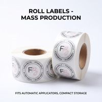 Étiquettes autocollantes transparentes personnalisées, imperméables, en vinyle PVC transparent, impression de logos, étiquettes en rouleau, étiquettes d'emballage