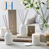 C & H Diffuseur d'anches à logo personnalisé décoratif pour la maison en bâton en céramique au design unique