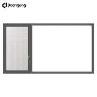 Ventanas Corredizas de Aluminio con Doble Acristalamiento, Aislamiento Acústico y Térmico, Ahorro de Energía, Marco para Casa, Villa o Apartamento