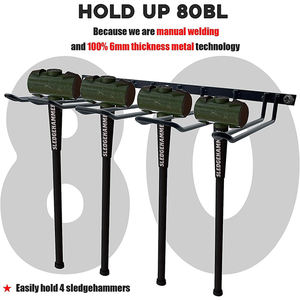 حامل منظم تخزين أدوات الفولاذ الأسود قطع معدنية ثقيلة مخصصة حامل مثقاب لاسلكي - Product Image 5