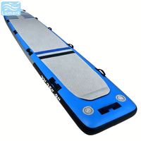 Planche gonflable 700 cm (92 pieds) à glissière unique avec pagaie en aluminium réglable pour débutant, sauvetage en lac, de Chine Lumark OEM ODM Logo