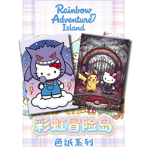 MS Pokemoned & Sanrioes Édition Collector Série Shikishi Kawaii Vente en gros Papier de couleur Fan Art Eif Jeu de société Booster Box - Product Image 1