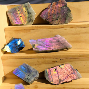 All'ingrosso naturale colorato taglio di <span class=keywords><strong>Labradorite</strong></span> intagli cristalli pietre curative alla rinfusa minerale esemplare - Product Image 4