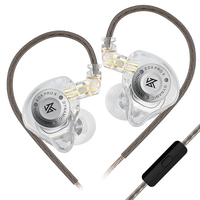 Écouteurs originaux KZ EDX PRO X, filaires 3,5 mm, stéréo HiFi, basses profondes, intra-auriculaires, suppression du bruit, écouteurs sportifs, étanches IPX-4, APT-X