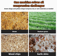 Machine automatique de briquetage de l'ensilage / presse hydraulique pour la paille de riz, de blé et de maïs / machine à emballer le foin et la sciure de bois pour l'alimentation animale
