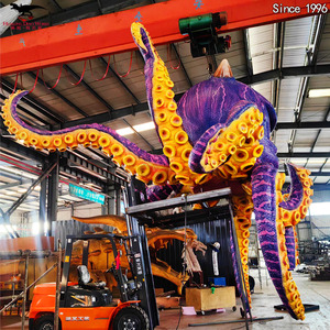 Fabricante de Modelos de Simulación para Exteriores, Modelos Realistas de Vida Marina de Pulpo, Aptos para Parques de Atracciones y Zoológicos, Certificación CE - Product Image 6