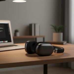 Auriculares Bluetooth Negros Inalámbricos con Cancelación de Ruido para Música y Llamadas - Product Image 3