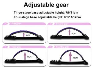 Appareil orthopédique réglable à 4 niveaux pour le soutien lombaire inférieur, soulagement de la douleur, masseur et étireur dorsal - Product Image 5