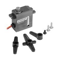 Micro-servo numérique sans noyau Kpower DMC810 0.03s haute vitesse en métal pour voitures, hélicoptères et avions RC, idéal pour les garçons et les modélisme.