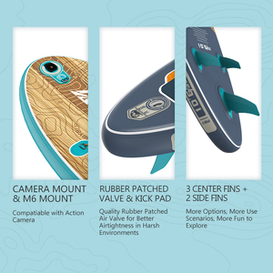 Bán buôn 10.6 'x 32 "đứng lên tàu chèo thuyền các nhà sản xuất - Product Image 4