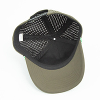 Gorra de Béisbol Personalizada con Elasticidad en Cuatro Direcciones, Parche de Silicona 3D, Bordado Láser, Perforaciones Laterales, Gorra de Golf con Logotipo Bordado Personalizado