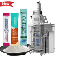 Machine d'emballage automatique multi-voies pour sachets de poudre de collagène protéiné 10g, machine d'emballage multi-voies pour poudre de vitamines en boisson