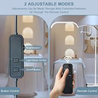 Lampe demi-lune en diamant à intensité variable avec support de téléphone, roues, accessoire en plastique flexible pour les techniciens en ongles, les artistes de beauté et de tatouage